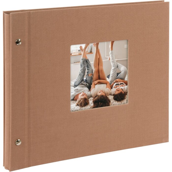 Goldbuch Album a vite Bella Vista nocciola 30x25 cm 40 pagine bianche