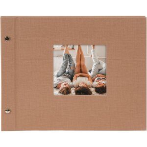 Goldbuch Album a vite Bella Vista nocciola 30x25 cm 40 pagine bianche