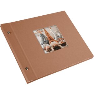 Goldbuch Album a vite Bella Vista nocciola 30x25 cm 40 pagine bianche