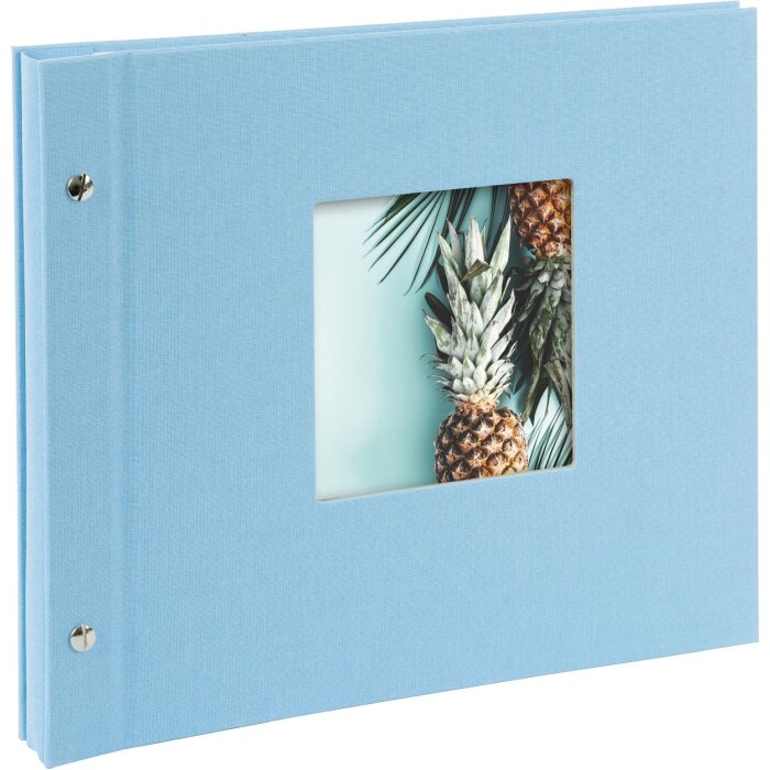 Goldbuch Album a vite Bella Vista azzurro 30x25 cm 40 pagine bianche
