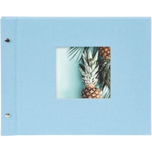 Goldbuch Album a vite Bella Vista azzurro 30x25 cm 40 pagine bianche