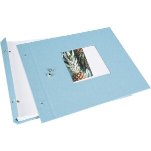 Goldbuch Album a vite Bella Vista azzurro 30x25 cm 40 pagine bianche