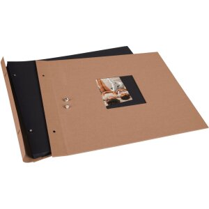 Goldbuch Album a vite Bella Vista nocciola 39x31 cm 40 pagine nere