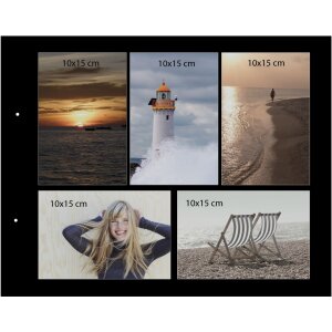 Goldbuch Album a vite Bella Vista nocciola 39x31 cm 40 pagine nere