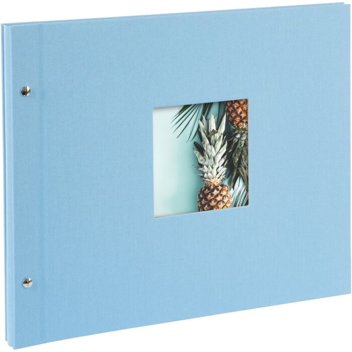 Goldbuch Album a vite Bella Vista azzurro 39x31 cm 40 pagine nere