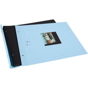 Goldbuch Album a vite Bella Vista azzurro 39x31 cm 40 pagine nere