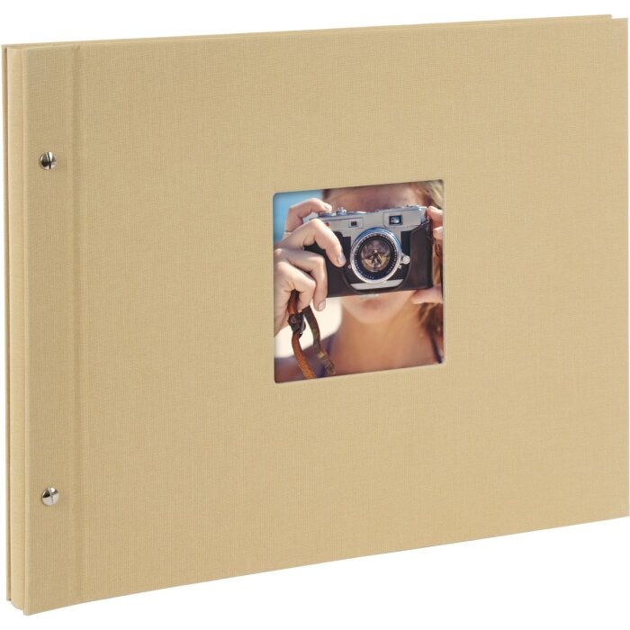 Goldbuch Album a vite Bella Vista beige 39x31 cm 40 pagine bianche