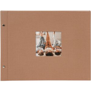Goldbuch Album a vite Bella Vista nocciola 39x31 cm 40 pagine bianche