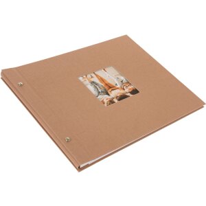 Goldbuch Album a vite Bella Vista nocciola 39x31 cm 40 pagine bianche