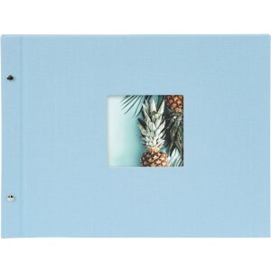 Goldbuch Album a vite Bella Vista azzurro 39x31 cm 40 pagine bianche