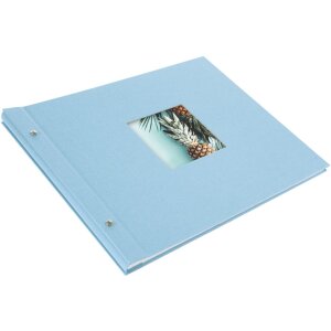 Goldbuch Album a vite Bella Vista azzurro 39x31 cm 40 pagine bianche