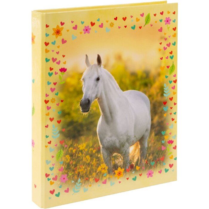 Goldbuch Raccoglitore ad anelli Chiara DIN A4 motivo cavallo Meccanismo a 2 anelli