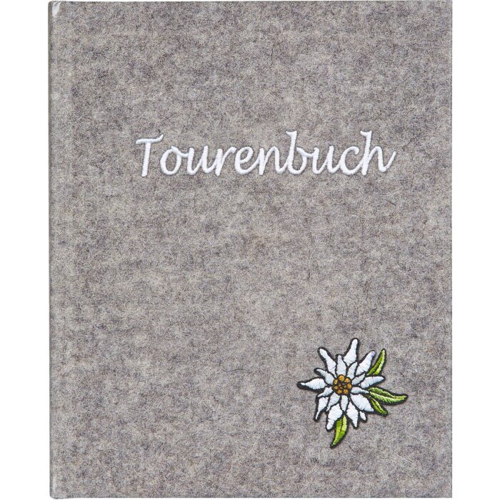 Goldbook Touring Book Edelweiss grigio 16,5x13,3 cm 96 pagine bianche