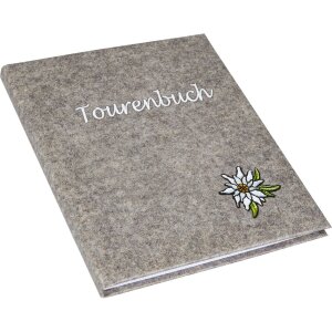 Goldbook Touring Book Edelweiss grigio 16,5x13,3 cm 96...