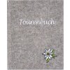 Goldbook Touring Book Edelweiss grigio 16,5x13,3 cm 96 pagine bianche