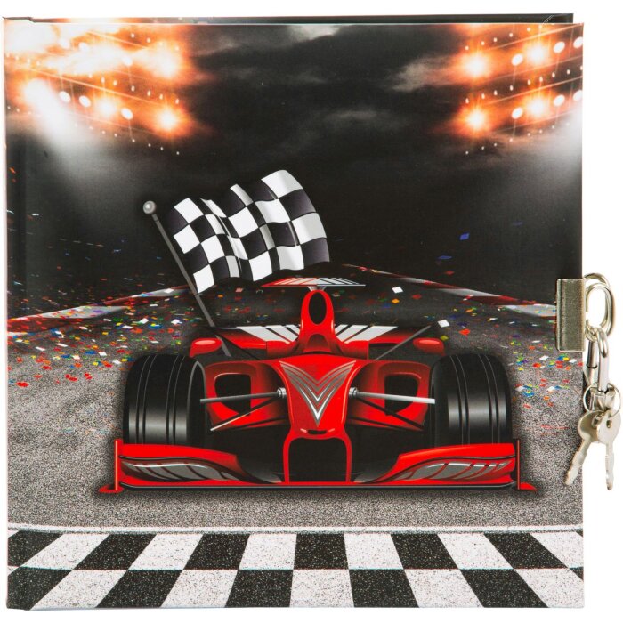 Goldbuch Agenda Racing Champion con chiusura 16,5x16,5 cm 96 pagine bianche