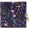 Goldbuch Diario Meadow Miracles Blu con serratura 16,5x16,5 cm 96 pagine bianche