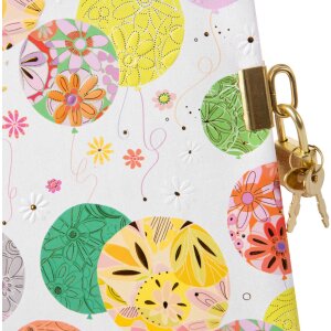 Agenda Goldbuch Celebrate! con serratura 16,5x16,5 cm 96 pagine bianche