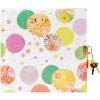 Agenda Goldbuch Celebrate! con serratura 16,5x16,5 cm 96 pagine bianche