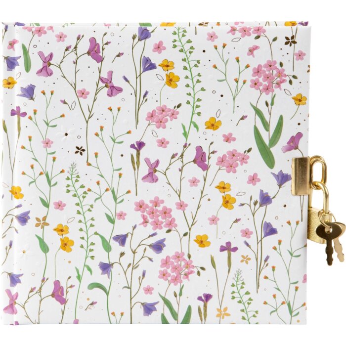 Agenda Goldbuch Prato Miracoli bianca con chiusura 16,5x16,5 cm 96 pagine bianche