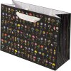 Borsa regalo per libri doro Small & Brave nera 18x10x25 cm