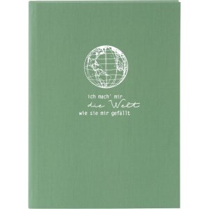 Quaderno Goldbuch sfacciato e libero verde muschio 15x22...