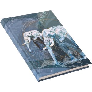 Quaderno Goldbuch Elefanti 15x22 cm 200 pagine bianche