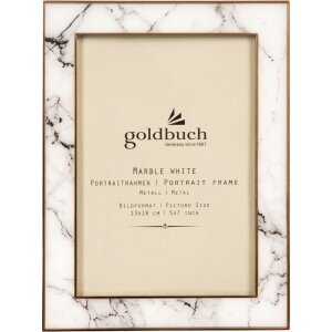 Goldbuch Cornice per ritratto in metallo Marmo 13x18 cm...
