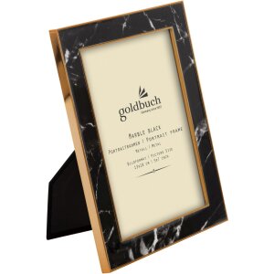 Goldbuch Cornice per ritratto in metallo Marmo 13x18 cm nero