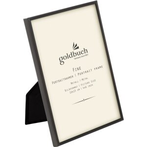 Goldbuch Cornice per ritratto in metallo Fine 10x15 cm antracite