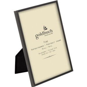 Cornice per ritratti in metallo Goldbuch Fine 13x18 cm antracite