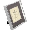 Goldbuch Cornice in metallo Argento 10x10 cm con Passepartout Grigio