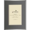 Cornice metallica Goldbuch Argento 10x15 cm con passe-partout grigio