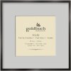 Goldbuch Portafoto in metallo Scuro Nero con Passepartout 10x10 cm