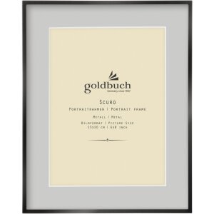 Goldbuch portafoto in metallo Scuro nero con...