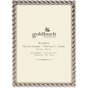 Goldbuch Cornice in metallo Ritorto 13x18 cm argento