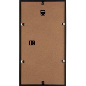 Henzo Cornice da galleria in legno Piano 8 foto 10x15 cm nero 58x33 cm