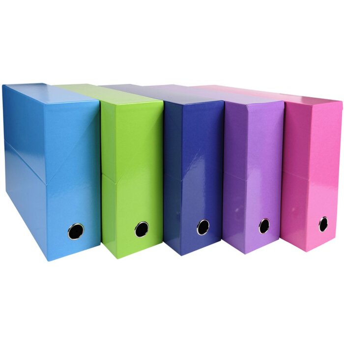 Scatola di trasferimento Exacompta in cartone, dorso 90mm, 25x33cm per DIN A4 - Iderama