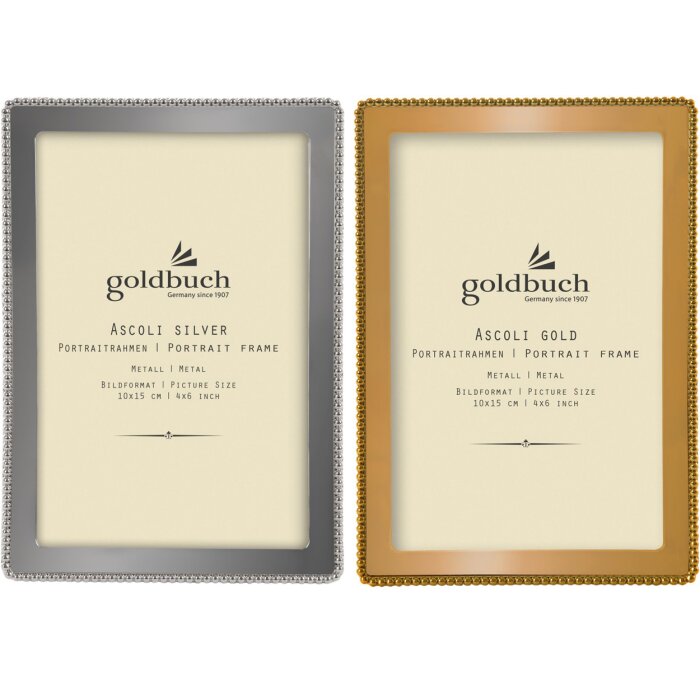 Goldbuch Portafoto in metallo Ascoli 10x15 cm e 13x18 cm