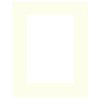 Passepartout 20x60 cm - 10x40 cm Bianco Latte