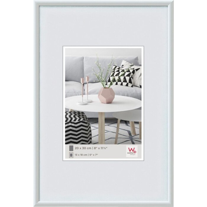 Cornice in plastica GALERIA 20x30 cm - bianco