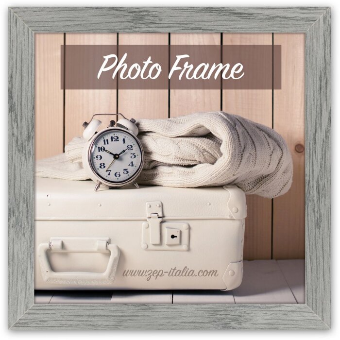 ZEP Cornice di legno Nelson 20x20 cm grigio