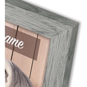 ZEP Cornice di legno Nelson 20x20 cm grigio