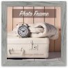 ZEP Cornice di legno Nelson 20x20 cm grigio