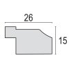 Cornice ZEP Perugia marrone 13x18 cm