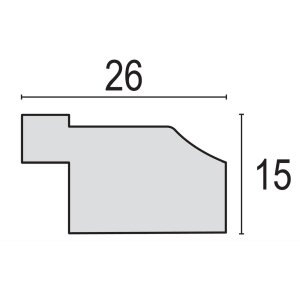 Cornice ZEP Perugia bianco 13x18 cm
