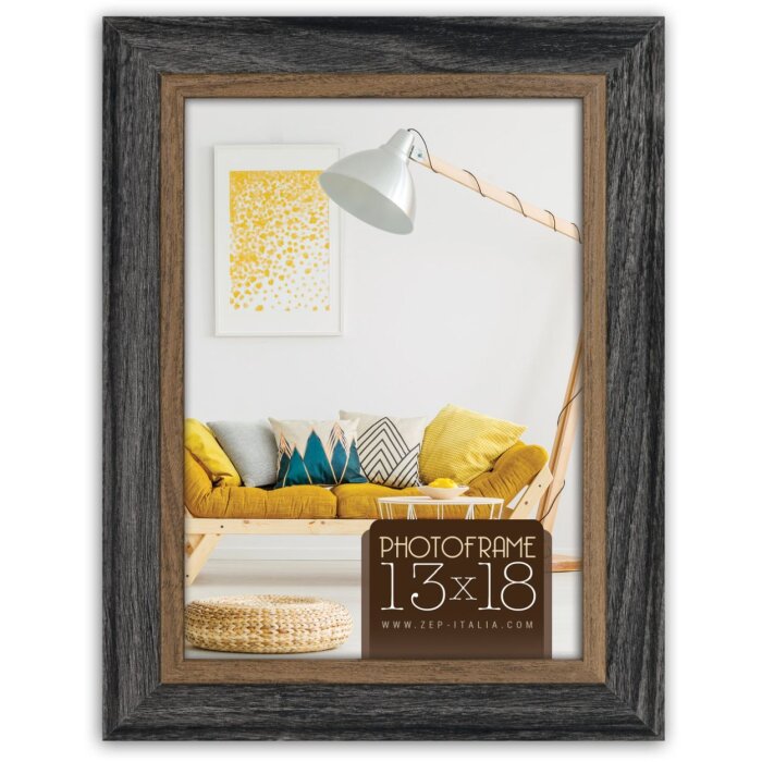 Cornice ZEP Perugia nero 15x20 cm