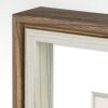 Cornice ZEP Palmi marrone 13x18 cm con passepartout 9x13 cm