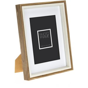 Cornice ZEP Palmi marrone 20x30 cm con Passepartout 15x20 cm