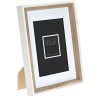 Cornice ZEP Palmi bianca 13x18 cm con passepartout 9x13 cm